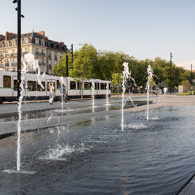 Aménagement urbain de la Place Napoléon - DLE Ouest | Eiffage Route