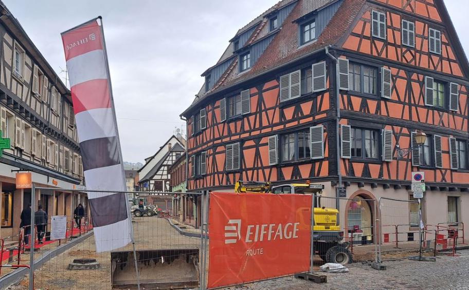Eiffage Route réalise des travaux de réhabilitation à Molsheim (67)