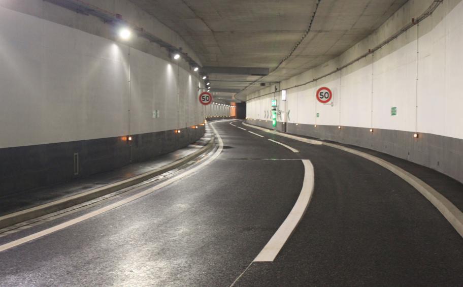 Le tunnel de la bretelle B5 à Nanterre est ouvert !